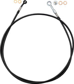 Fat Baggers Inc. EZ Install Brake Hose For Harley Davidson FLHX 1923 2024-2026 - Black 170cm