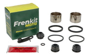 Frenkit Caliper Repair Kit With Piston For Honda CMX 450 C 1987 Fits Front Left - Black/Silver