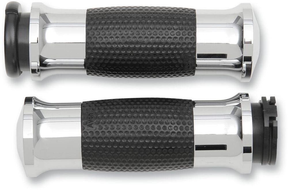 Avon Grips Air GEL Grips For Harley Davidson FLD 1690 2012-2013 - Black Chrome