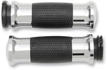 Avon Grips Air GEL Grips For Harley Davidson FLD 1690 2012-2013 - Black Chrome