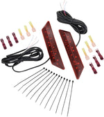 Show Chrome Front Fender Marker Lights For Can Am Spyder 1330 F3 2019-2023 Red