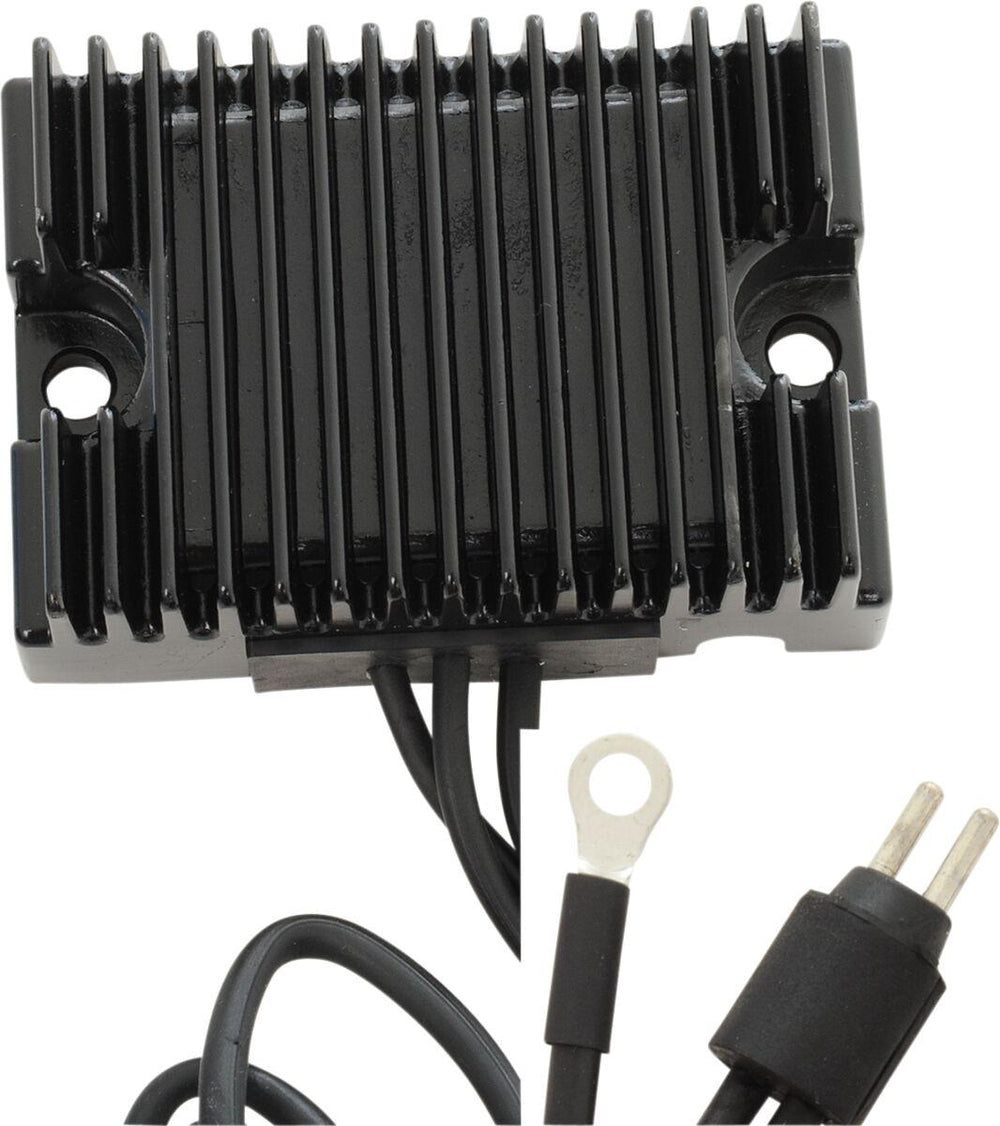 Drag Specialties Solid-State Regulator For Harley Davidson XLH 1200 1992-1993 - Black