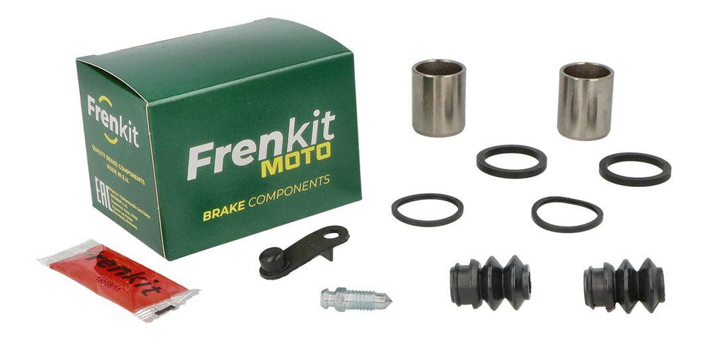 Frenkit Caliper Repair Kit With Piston For Kawasaki J 125 ABS 2016-2020 Rear - Black/Silver