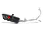 Akrapovic Racing Line Exhaust System For Honda CBR 125 R 2011-2016 - Black Silver