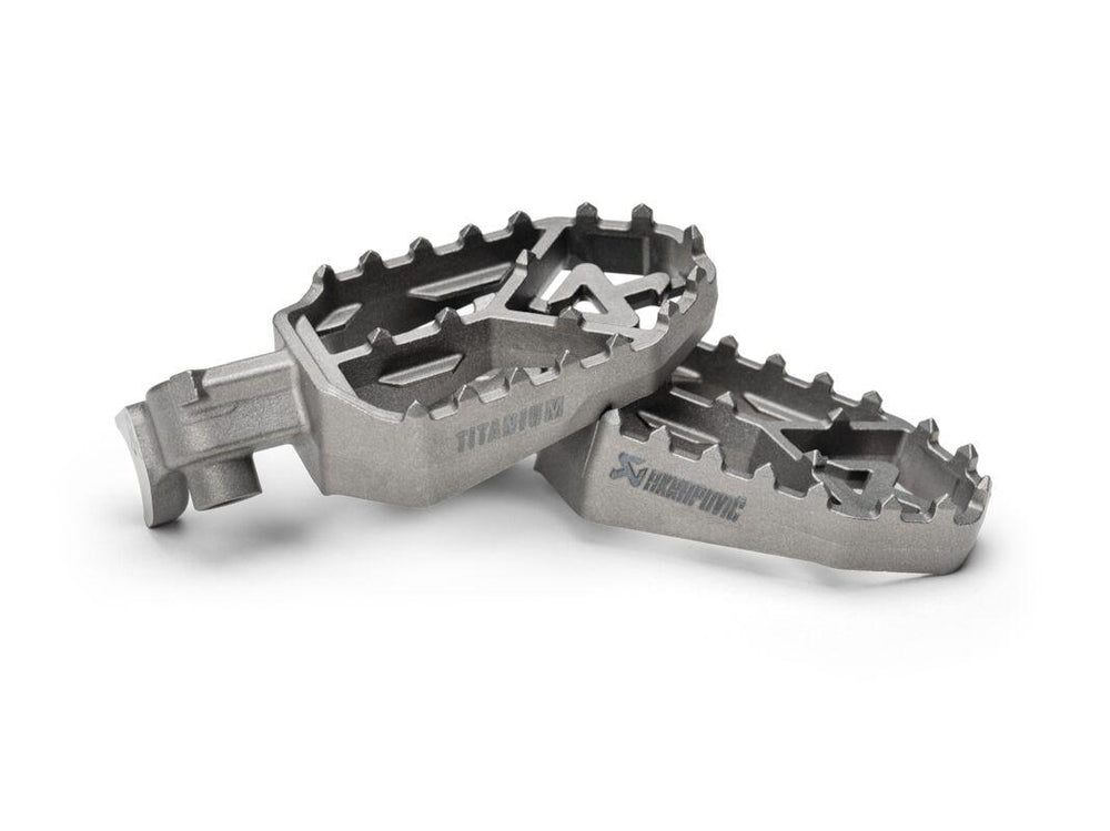 Akrapovic Titanium Foot Pegs For Yamaha XTZ 690 2019-2022