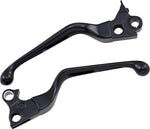 Drag Specialties Slotted Wide Blade Lever Set For Harley Davidson FLD 1690 2012-2013 - Black