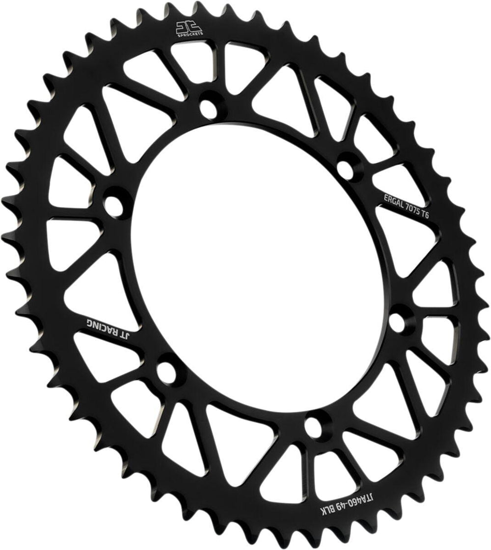 JT Aluminium Sprocket For Kawasaki KDX175 1980-1982 Rear 49T - Black