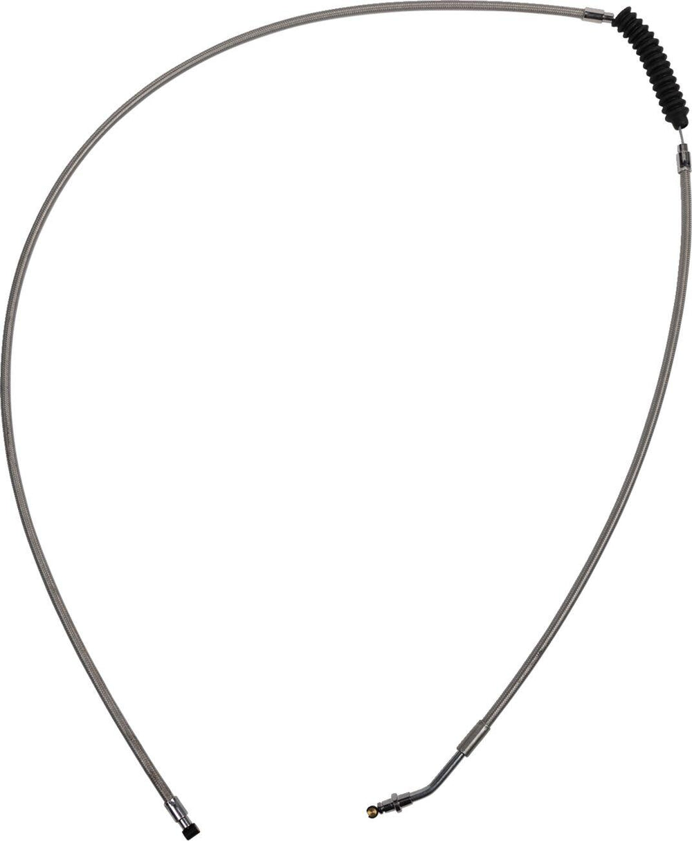 Barnett Stainless Steel Clutch Cable For Indian Chief 111 2014-2020 +15.2 cm (6") - Silver