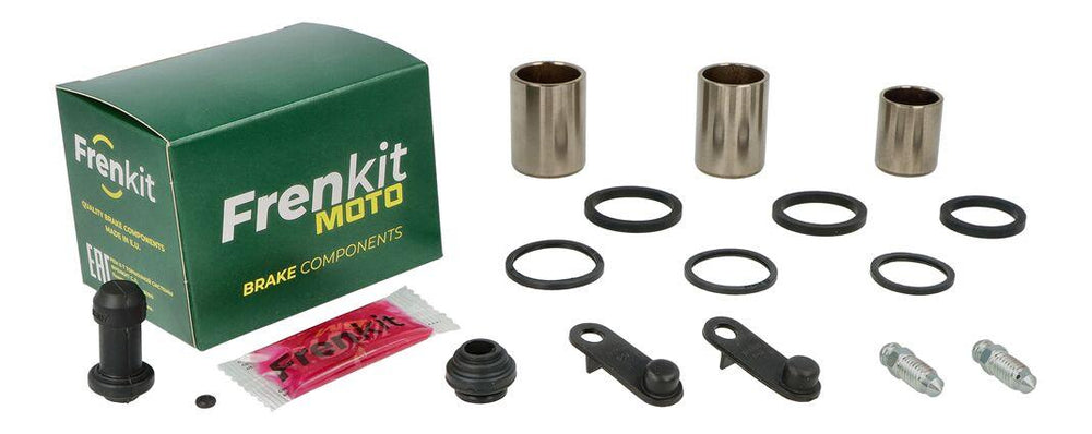 Frenkit Caliper Repair Kit With Piston For Honda CBR 1100 XX 1997-2000 Front Right - Black/Silver