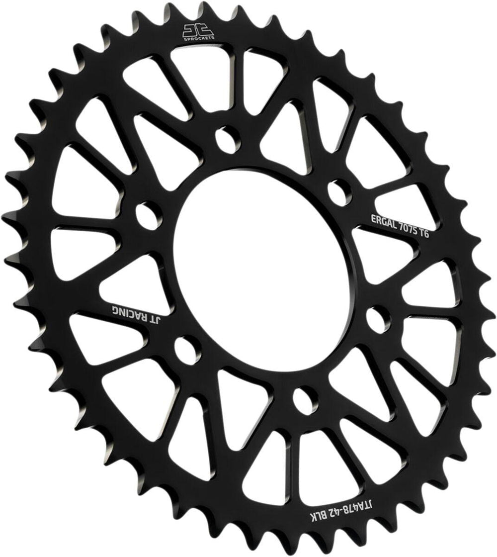 JT RaceLite Aluminium Sprocket For Kawasaki Eliminator 500 2024-2025 Rear Black 42T