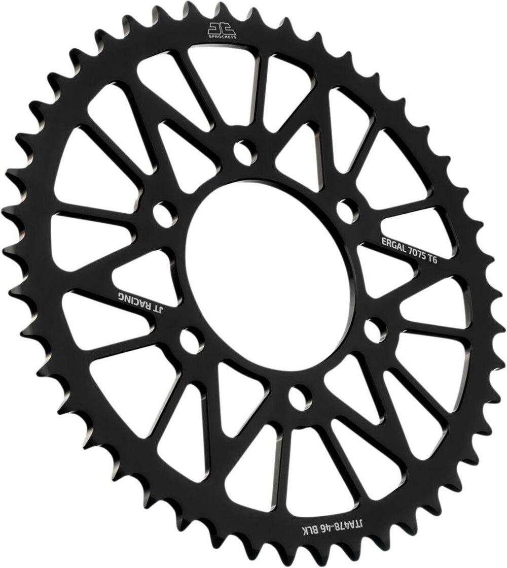 JT RaceLite Aluminium Sprocket For Kawasaki Eliminator 500 2024-2025 Rear Black 46T