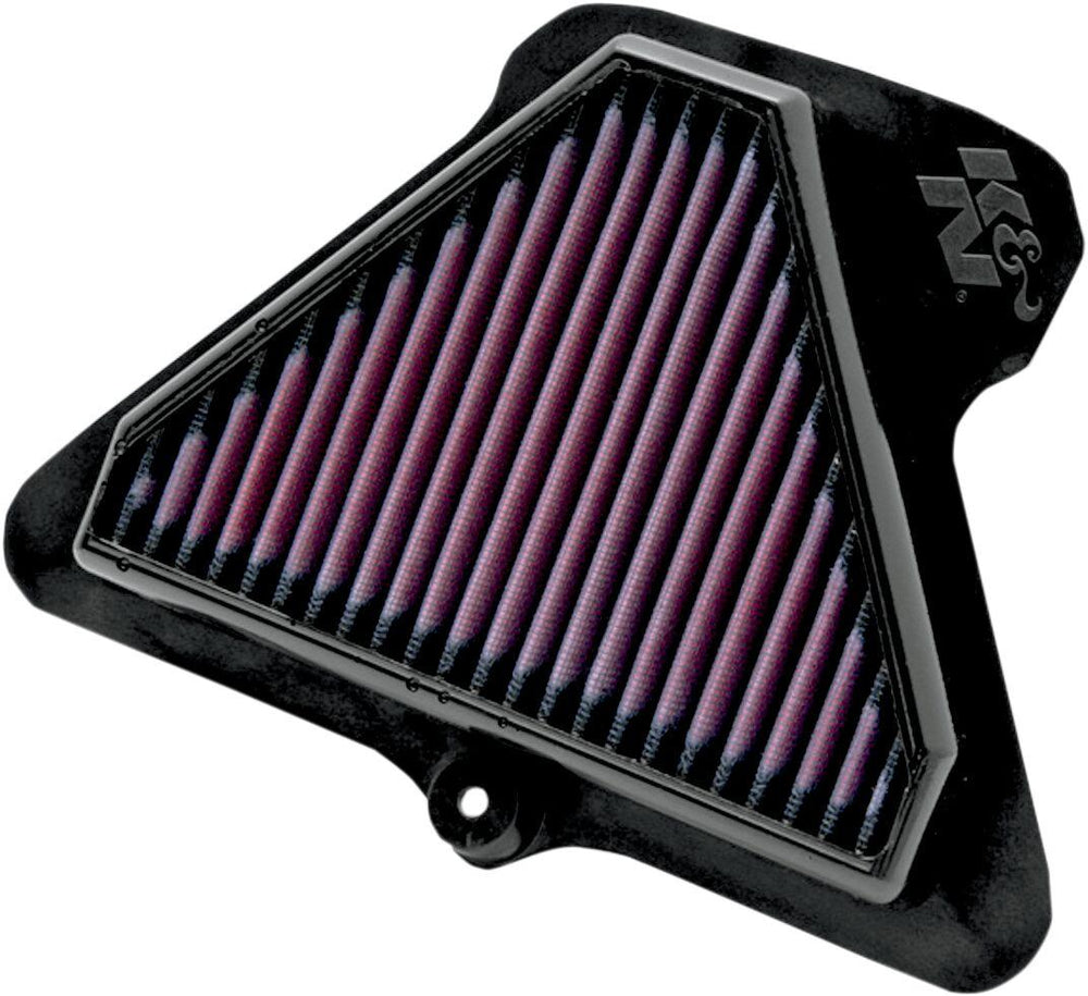K&N High Flow Air Filter For Kawasaki ZX-10 R 1000 2011-2015 - Black Red