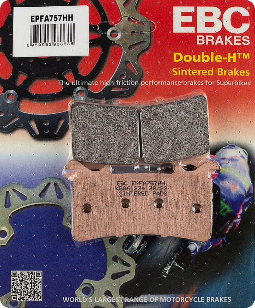 EBC EPFA Series Extreme Pro Sintered Nissin Brake Pads For Honda CBR 1000 RR ABS Fireblade 2017-2019 Front