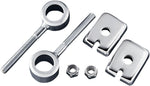 Drag Specialties Rear Axle Adjuster Assembly For Harley Davidson FL 1200 1973-1977 Rear - Chrome