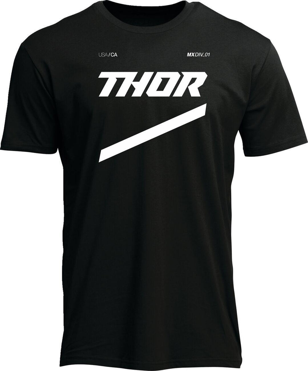 Thor Mens Adult Brave T-Shirt - Black White