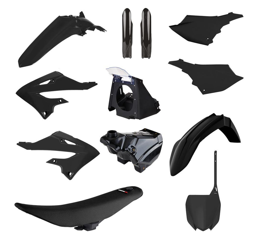 Polisport Restyle Kit 3 including Tank & Seat For Yamaha YZ125 2002-2021 Black