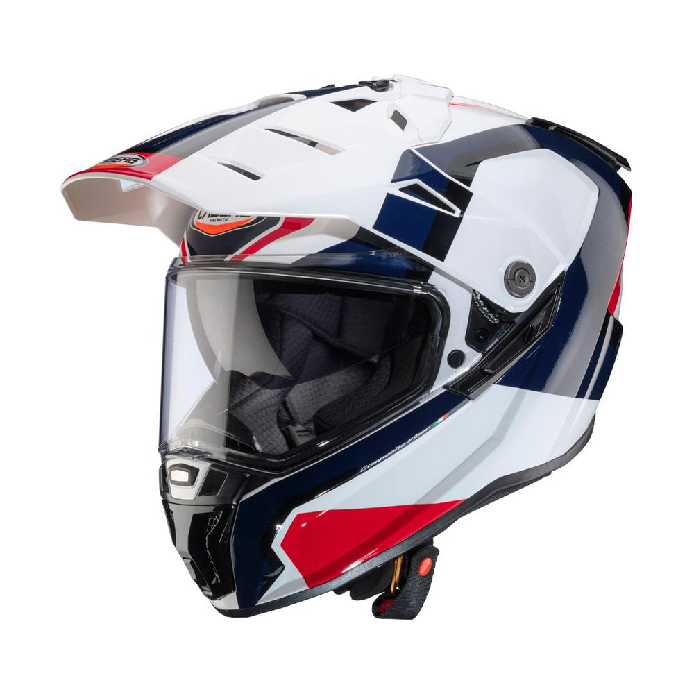 Caberg Tanami Scram White Red Blue Helmet