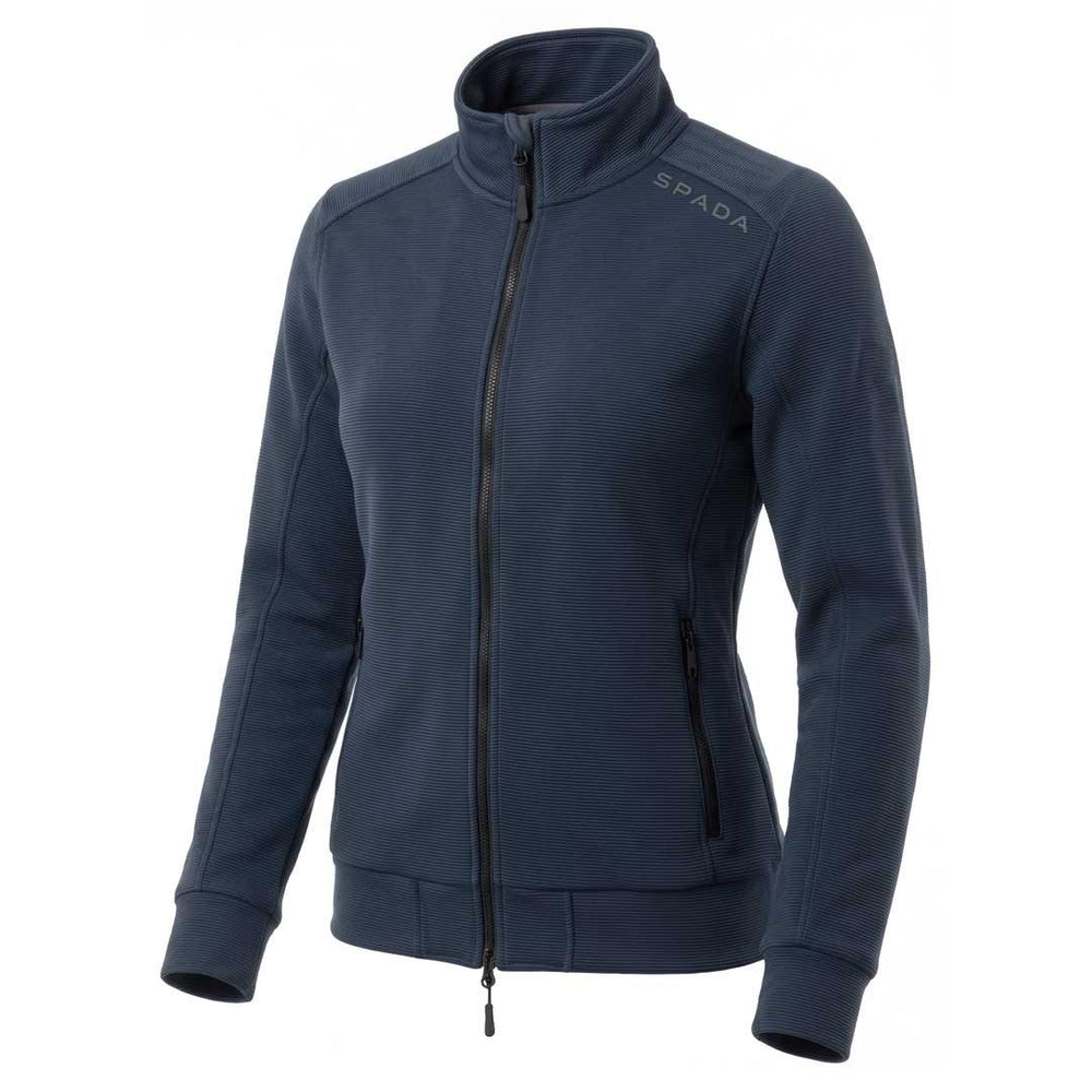 Spada Blade Ladies Motorcycle Track Top Jacket - Stormy Blue