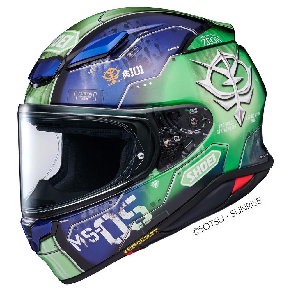 Shoei NXR2 MS-05 Zaku I TC-11 Full Face Motorcycle Helmet