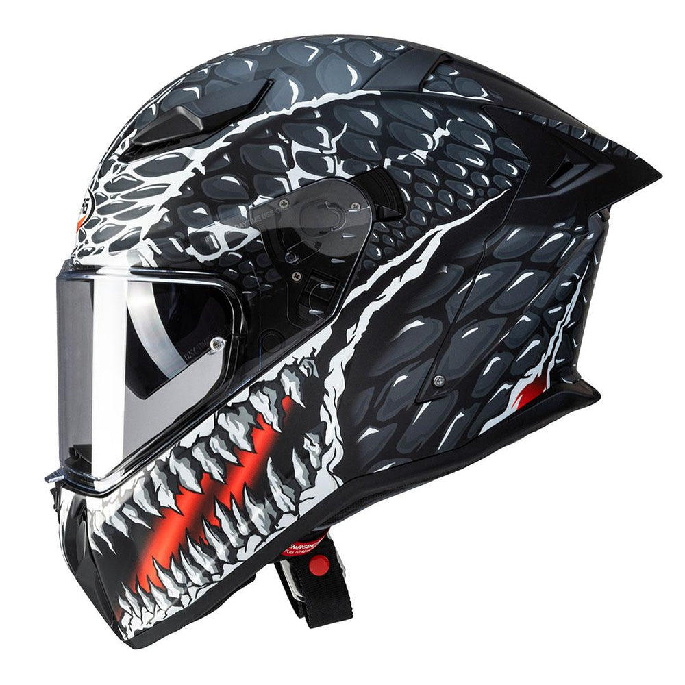 Caberg Drift Evo II Crok Matt Black Anthracite Red Full Face Motorcycle Helmet