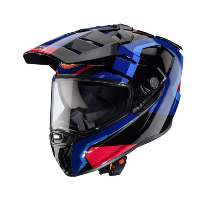Caberg Tanami Scram Black Red Blue Light Blue Helmet