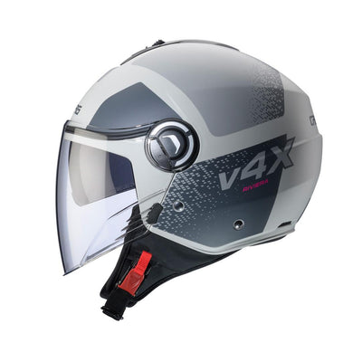 Caberg Riviera V4X Alpha Matt Sand Anthracite Grey Helmet