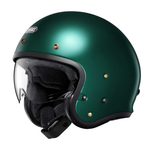 Shoei J.O2 Open Face Motorcycle Helmet - British Green