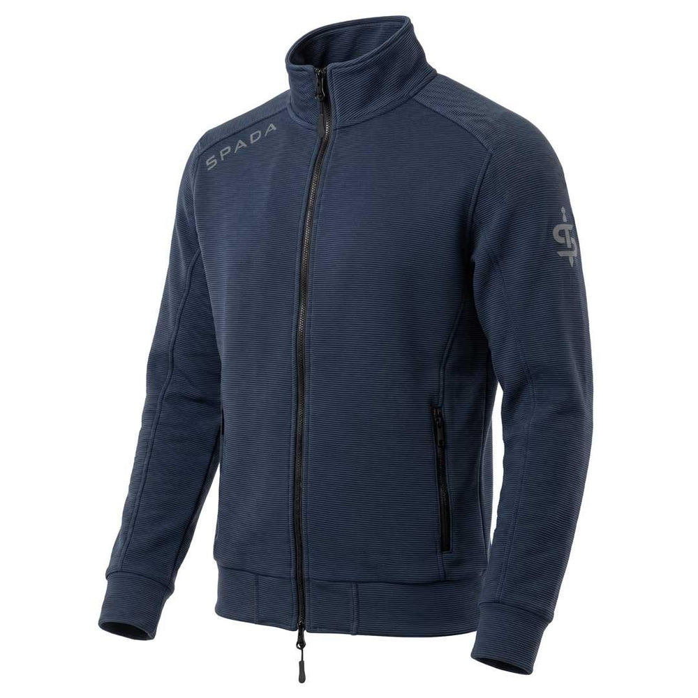 Spada Blade Men's Motorcycle Track Top Jacket - Stormy Blue