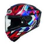 Shoei X-SPR Pro Valion TC-10 Full Face Motorcycle Helmet - Black/Red