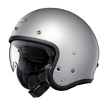 Shoei J.O2 Open Face Motorcycle Helmet - Matt Light Silver