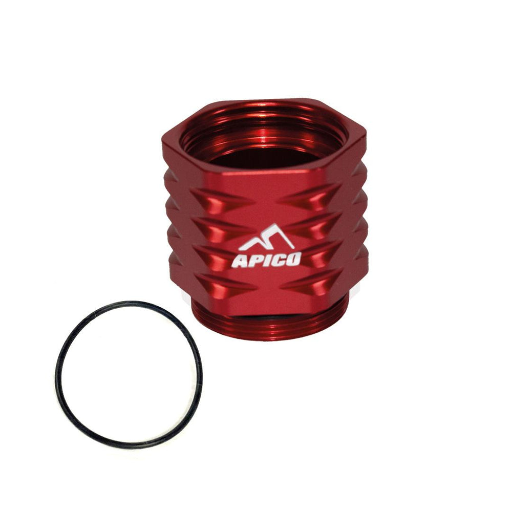 Apico Braktec Rear Brake Cooling Extension For Gas Gas EC/EC-F 250/350 2021-2025, MC/MC-F/EX/EX-F 125-450 2024-2025 Red