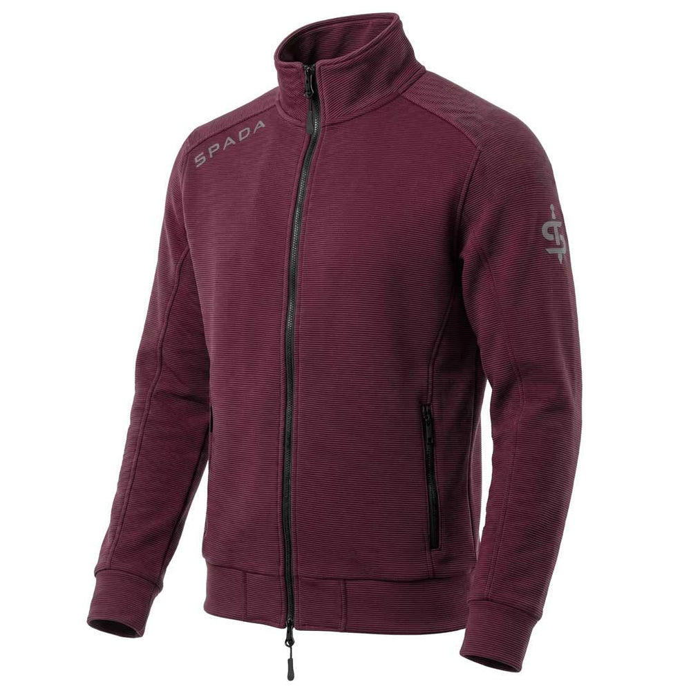 Spada Blade Men's Motorcycle Track Top Jacket - Port Red