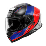 Shoei Neotec 3 Sharpen TC-10 Flip Up Motorcycle Helmet - Black/Blue/Red