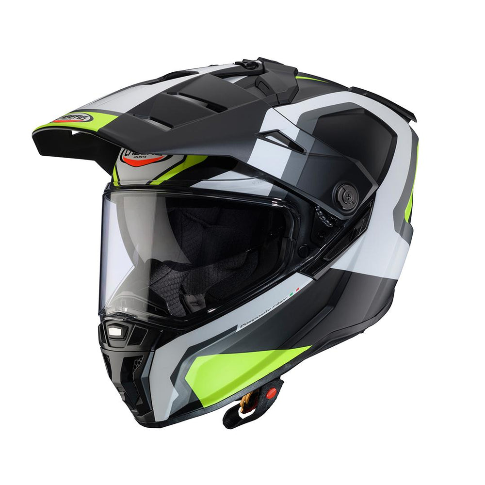 Caberg Tanami Scram Matt Black Grey White Yellow Fluo Helmet