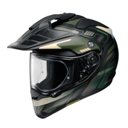 Shoei Hornet ADV 06 Invigorate TC-4 Adventure Motorcycle Helmet - Black/Green