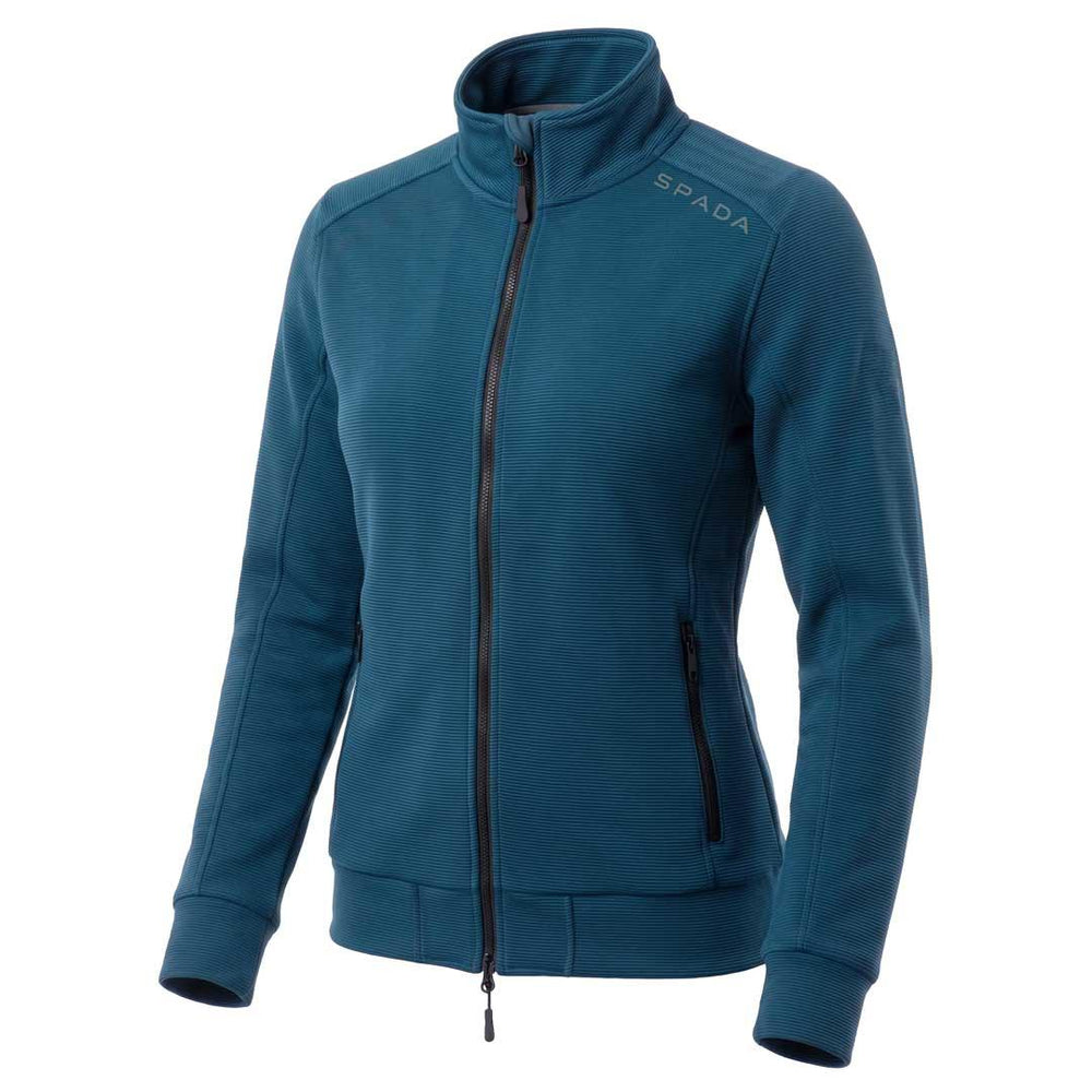 Spada Blade Ladies Motorcycle Track Top Jacket - Coral Blue