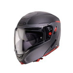 Caberg Horus X Ray Flip Front Motorcycle Helmet - Black/Grey/Red