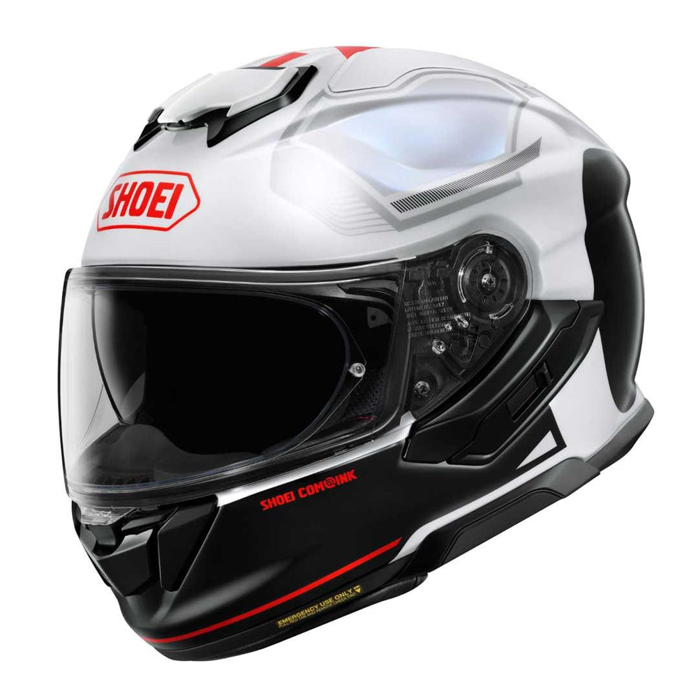 Shoei GT-Air 3 Mike TC-6 Full Face Motorcycle Helmet - White/Black/Red