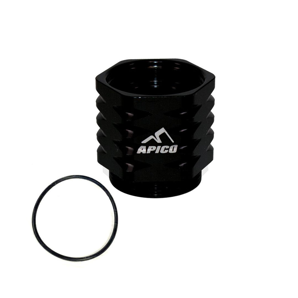 Apico Braktec Rear Brake Cooling Extension For Gas Gas EC/EC-F 250/350 2021-2025, MC/MC-F/EX/EX-F 125-450 2024-2025 Black