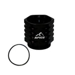 Apico Braktec Rear Brake Cooling Extension For Gas Gas EC/EC-F 250/350 2021-2025, MC/MC-F/EX/EX-F 125-450 2024-2025 Black