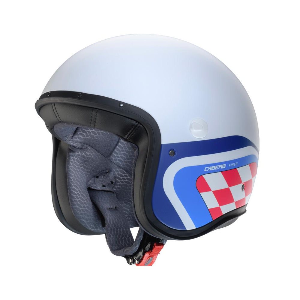 Caberg Freeride X Daytona Matt White Blue Red Helmet