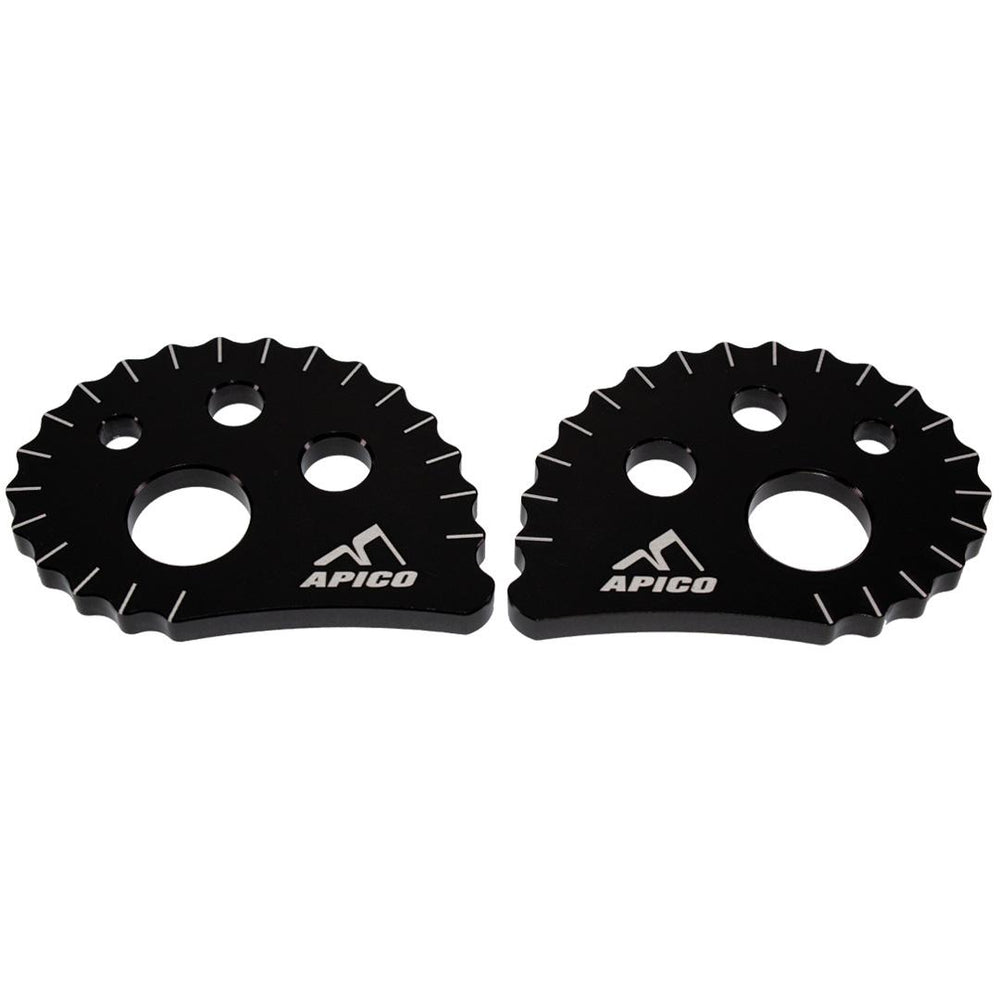 Apico 17mm Trials Snail Cams Black Oversize