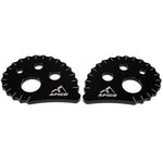 Apico 17mm Trials Snail Cams Black Oversize