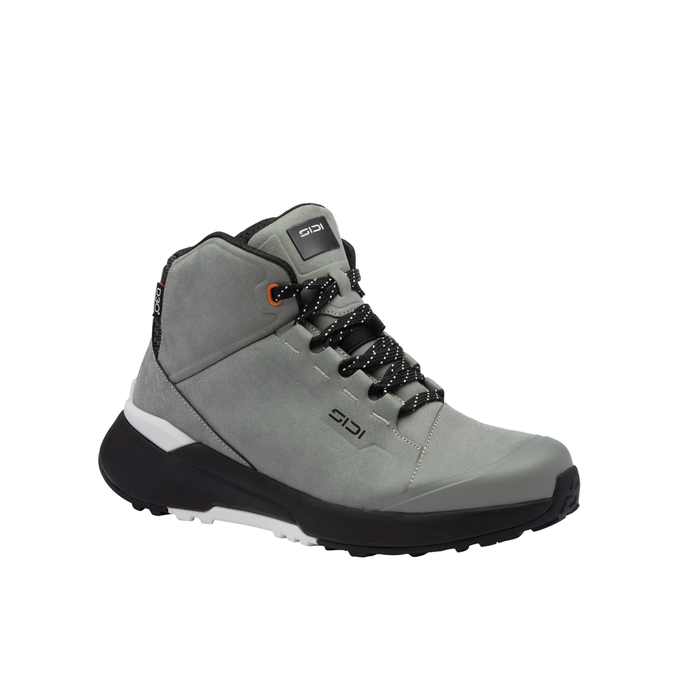 Sidi Nucleus Suede Waterproof Motorcycle Ankle Boots Shoes - Deep Forest/Black
