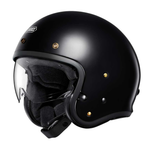 Shoei J.O2 Open Face Motorcycle Helmet - Black