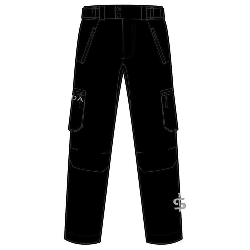 Spada Duel Cargo Ladies Motorcycle Trousers - Short Leg - Black