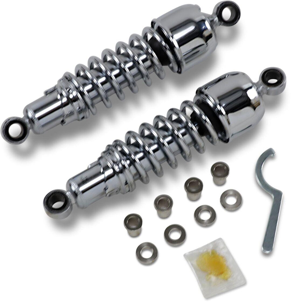 Drag Specialties Replacement Shock Absorber For Harley Davidson FXLR 1340 1987-1994 Rear 292.00 mm (11.50") - Black Chrome
