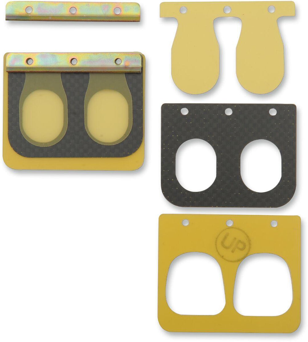 Boyesen Replacement Pro Series Reed Set for RAD Valve For Suzuki RM 250 2004-2011 - Carbon Fiber/Yellow