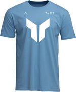 Thor Mens Adult Iconic T-Shirt - Light Blue White