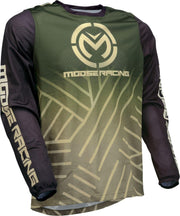 Moose Racing Sahara Jersey - Black Green